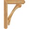 Ekena Millwork Legacy Craftsman Rough Sawn Bracket, Western Red Cedar, 6"W x 34"D x 46"H BKT06X34X46LEC04RWR - alternate 3
